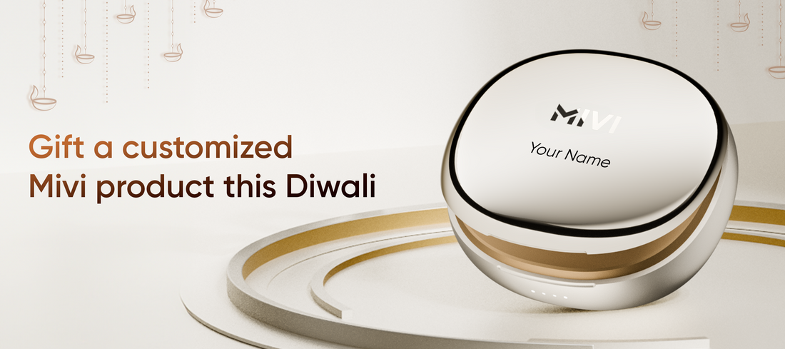 Send Name Engraving and Customized Earbuds as Diwali Gift